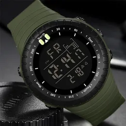 SANDA Brand Digital Watch Men Sport es Electronic LED Male Wrist For Clock Waterproof Wristwatch Outdoor Hours 220618