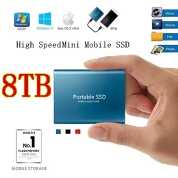 Speicherkartenleser Original externe SSD 2 TB 8 TB 4 TB mobile Solid-State-Festplatte USB 3.1 Typc-C tragbarer Laptop-Desktopspeicher