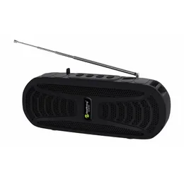2023 Bluetooth Speaker Solar Charging Attenna Flashlight Boombox 5.0 EDR Subwoofer Radio FM 3D Stereo Hook Handle NRB6FMT