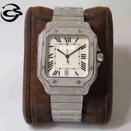 Data de relógio Uxury GMT Diver Sapphire Machinery Luxury Watch 39.8mm 9015 Movimento Quickswitch WSSA0018 Marca de diamante de gelo