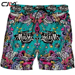 Man Kolor Seaside Resort Shorts 3D Printed Music Party Summer Mens Punk Rock Big Size 5xl 220623