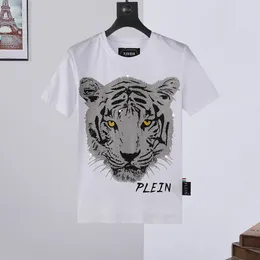 PLEIN BEAR T-Shirt Herren Designer T-Shirts Strass Schädel Männer T-Shirts Klassische hochwertige Hip Hop Streetwear T-Shirt Casual Top Tees PB 160626