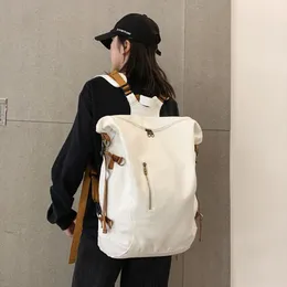 Backpack Fashion Brand Waterproof Canvas Backpacks Women Black Plecak For Ladies Travel Bag Men Shoulder School Bolsas Mochilas SacBackpack