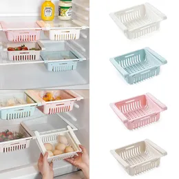 Frigorifero Organizer Scatola di immagazzinaggio Cassetto frigorifero Contenitore di plastica Scaffale Frutta Uovo Contenitori per alimenti Scatole Accessori per la cucina HH22-229