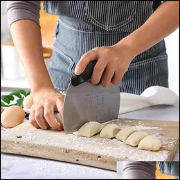 Bakning bakverk verktyg baksida k￶k matbar hem tr￤dg￥rd gr￤dde spata mti-syfte rostfritt st￥l skrapa hackade deg dh2az
