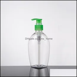 تعبئة زجاجات Office Office Business Industrial 200ml Pet Plastic Pump Bottle Flote شفافة قابلة لإعادة تعبئة غسل الجسم ساني يمكن التخلص منها