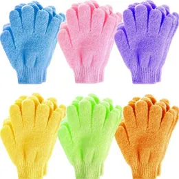 Bad-Peeling-Handschuhe, doppelseitiger Körperwäscher-Handschuh, Körper-Spa-Massage, Entferner abgestorbener Haut, Badehandschuhe SN3734