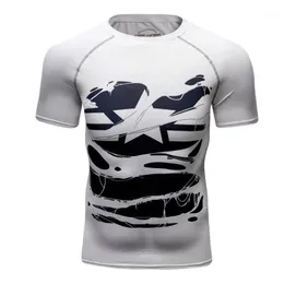 القمصان للرجال مخصصة تصميم عالي الجودة تسامي طباعة الأكمام قصيرة Rashguard Spandex Polyester Men BJJ MMA Sport Rash Guardmen's