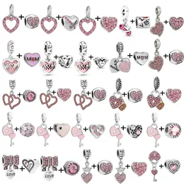 Neuer beliebter 925er-Sterlingsilber-Anhänger mit Cartoon-Tierperlen für DIY-Pandora-Charm-Armband-Halskette, origineller Schmuck, Geschenke für Frauen