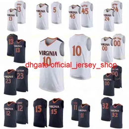 Колледж NCAA Basketball Jersey 23 Kody Stattmann 24 Katstra 24 Marco Anthony 25 Mamadi Diakite Custom Stitched