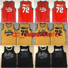Biggie SMALLS #72 BAD BOY Notorious Big Movie Jersey Mens 100% Stitched Basketball Jerseys Yellow Red Black Mix Order