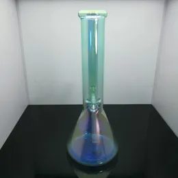 Fumando tubo de viagem tigelas de tabaco Novo impressão eletroplatada espessada bongs de vidro cuba de água de vidro