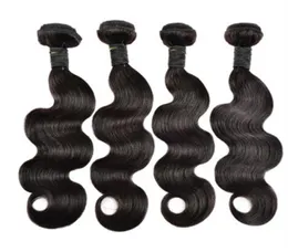 Kiss Hair HumanLoose Wav Yaki 3 Pacotes 10-26 polegadas Virgem Brasileira Remy Liso Profundo Encaracolado Corpo Onda Liso Cor Natural Preto