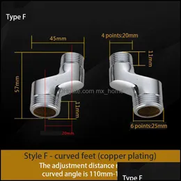 New Stainless Steel Kitchen Faucet Eccentric Corner Joint Lengthening And Thickening The Shower Bends Its Feet Drop Delivery 2021 Other Fauc