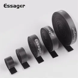 Essager 찢어짐 케이블 주최자 USB 번들 윈더 데이터 라인 타이 마우스 와이어 이어폰 홀더 HDMI 코드 관리 전화 후프 테이프