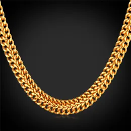 Correntes Kpop Mesh Chain Men Colar Ouro/Prata Cor Presente Atacado Colares Jóias N230Chains ChainsChains