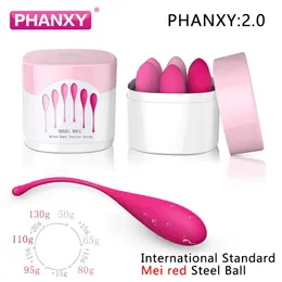 계란/총알 Phanxy 3/6pcs Kegel Balls 여성을위한 질 중국 공 성 장난감 220822