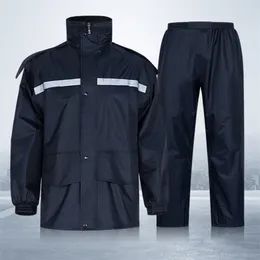 Raincoat Rain Pants mode andningsbara män kvinnor regnrock utomhus vattentät regn Gear Motorcykel Huven Rainsuit 201202