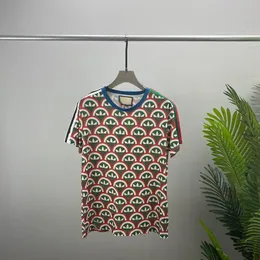 Lyxdesigner skjortor herr mode geometriska tryck bowling skjorta hawaii blommor casual skjortor män smal passform kort ärm sort c7ujy