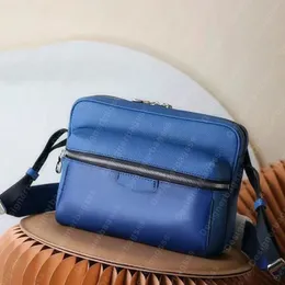 bolsa de ombro de lona especial com acabamento em couro de vaca para homens bolsas masculinas de luxo bolsas de mão Bolsa com compartimento central com zíper