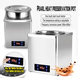 Pearl Warmer Pot Appliance Tapioca Machine Boba Isolation Pots 3L 7L For Milk Tea Shop rostfritt stål Mat varmare pärlor spis