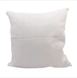Süblimasyon boş yastık kasası 40x40cm düz renkli kitap cep yastık kapağı kişiselleştirilmiş bej beyaz polyester keten yastık kapağı