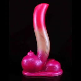 NXY dildos Realistic Teapot shape Penis Huge Dildos for Women Lesbian Toys Big Fake Dick Silicone Females Masturbation Adult Erotic Product 0804