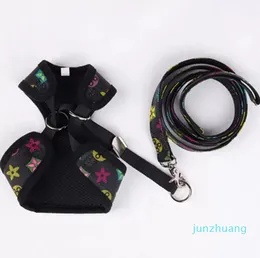 whole classic letter pattern Dog Apparel high quality 55 pet collars leashes spring vest270M4254338