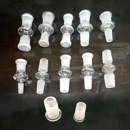 Acessórios para fumar Hookah Glass Bong Adapter 14.4 18.8 Male to Female Joint 14mm 18mm Female to Male Conversor adaptador de vidro joint para bong de vidro