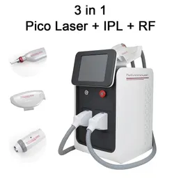 Multi-Function Laser Machine IPL opt q Switch IPL + Nd YAG Laser + RF Hårborttagning Tatuering Avlägsnande Ansiktslyftning Ta bort pigment Kolskalning Hudföryngringsutrustning