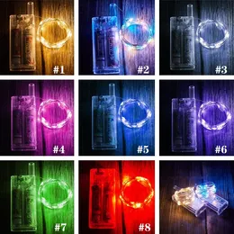 Evento Decorazione per feste Bobo ball battery box 30led lampada in filo di rame stringa decorazioni natalizie confezione regalo bouquet lampade a colori ZC1202