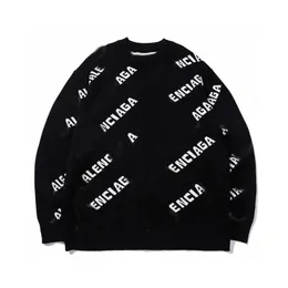 M￤n kvinnor pullover tr￶ja lyx varum￤rke hoodie l￥ng￤rmad designer tr￶ja herr mode brev tryck stickkl￤der tr￶jor vinterkl￤der
