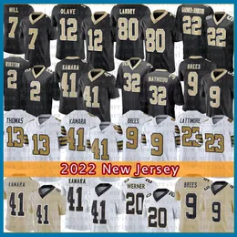 41 Maglia Alvin Kamara Calcio 32 Maglia Tyrann Mathieu 2 Jameis Winston 4 Derek Carr Chris Olave Marshon Lattimore Michael Thomas Jamaal Williams Taysom Hill