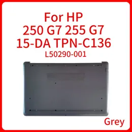 Cabos de computador Conectores Laptop D Cover de traseira inferior do shell para 250 G7 255 15-DA TPN-C136 TIP TOP CASE L50290-001 CINZ