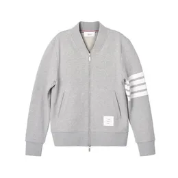 Brand Spring Sweatshirts Cotton Jacket Män Kvinnor V-ringning Solid Baseball Uniform Casual Sportswear Coat