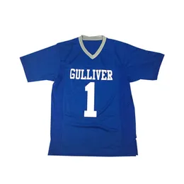 Nikivip Custom Retro Sean Taylor High School Football Jersey Uomo All Stitched Vintage Mesh Qualsiasi Nome Blu