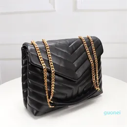 Loulou Kadın Lüks Tasarımcıları Çanta Orijinal Deri E bir araya geldi Crossbody Crossbody Zincir Omuz Çantası Kadın Çantası Anahtar Kart Cüzdan Çanta Kılıfları 2332