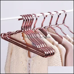 Wholesale Household Anti-Skid Clothes Hangers Space Aluminum Waterproof Rust-Proof Hanger Rack No Trace Clothing Bc Drop Delivery 2021 Rac