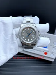 Versão New Versista Men's Watches Grey Dial Sapphire Glass 40mm 126622 Relógios mecânicos de pulseira de aço inoxidável para homens 2813 Movimento automático de alta qualidade