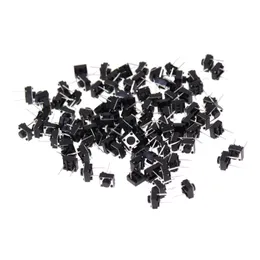 Switch 100pcs/lot Mini Micro Momentary Tactile Push Button 2 Pins 6 5 Mm ON/OFF Keys DIP 6x6x5mmSwitch