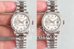28mm Ladies Mother of Pearl Dial Watches Tw Factory ETA Watch Automatic 2671 Movement Ladys 279136 Women Steel Date Crystal Wristwatches