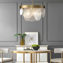 Bubble chandelier modern lamp luxury chandeliers living room dining room bedroom simple creative American glass lamps