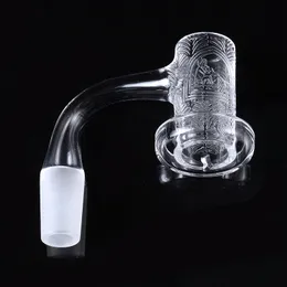 Smoking Accessories Wholesale Fully Weld Quartz Banger Printed Volcano Seamless Bangers 10mm 14mm Joint For Dab Rig Glass Bongs FWQB11