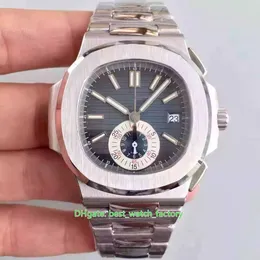 Relógios de melhor qualidade de 6 estilos 40,5 mm Nautilus 5980 / 1R-001 Cronógrafo de aço inoxidável Workin CAL.CH 28-520 C Movimento Mecânico Automático Mens Watch Relógios de pulso masculinos