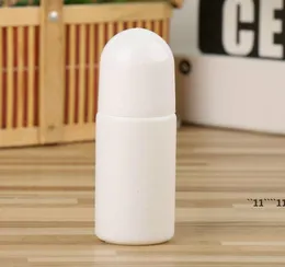 30ml 50ml White Plastic Roll On Bottle Refillable Deodorant Bottle Essential Oil Perfume Bottles DIY Personal Cosmetic Containers RRA13385