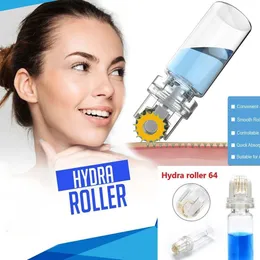 Novo Hydra roller 64 agulhas de titânio micro agulha derma roller anti envelhecimento remoção de rugas meso