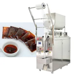 Pneumatic Paste Liquid Packing Machine For Restaurant Canteen Takeaway Packaging Sauce Bag Making Machine