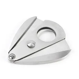 Zigarrenzubehör Edelstahl Zigarrenschneider Metall Zigarren Schere Guillotine Tragbare Zigarren Schneidegerät Messer Vatertag Geburtstag Tabakladen Geschenk ZL1026