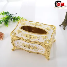 Hushållet Phnom Penh Liten servettbox Box Paper Box Creative Acrylic Table Top Plastic Paper Box Tissue Boxes Tissue Holder 210326