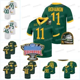 Ceomitness NCAA Baylor Bears Football Jersey 2022 Sugar Bowl Champions NCAA College Gerry Bohanon Abram Smith Tyquan Thornton Terrel Bernard JT Woods